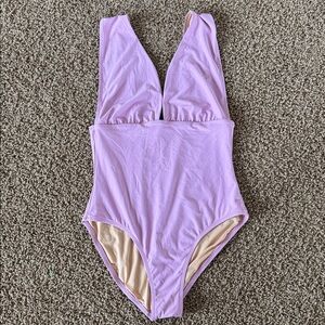 NWT J. Crew Plunge V-neck One-Piece Swimsuit